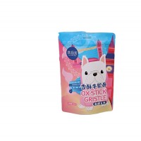 Custom dog food snack packaging bag self-supporting self-sealing pet food packaging bag cat food bag