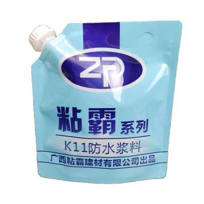 Customized production of 1-5l building material glue composite packaging bags,Free-standing suction nozzle BAG IN BOX